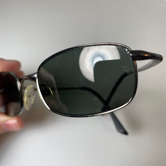 Rare! Ray-Ban RB3162 Sleek 004/48 Sunglasses Silver Chrome Polarized 52-19 - Picture 16 of 16